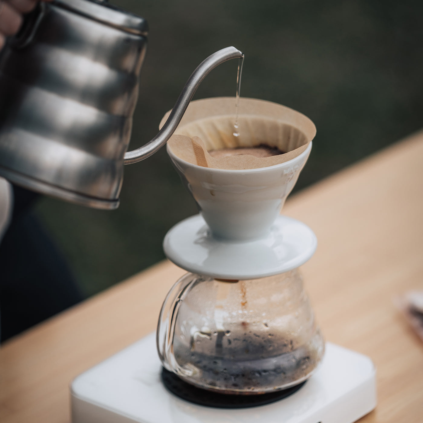 Hario V60白色磁石濾杯