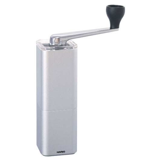 HARIO鋁合金手搖磨豆機銀